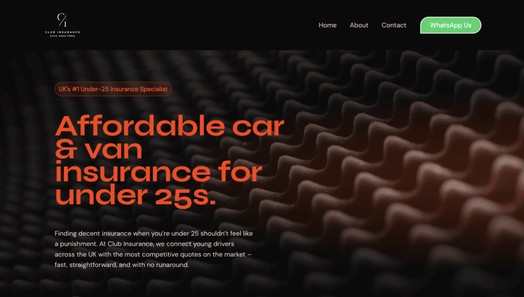 London based insurance website